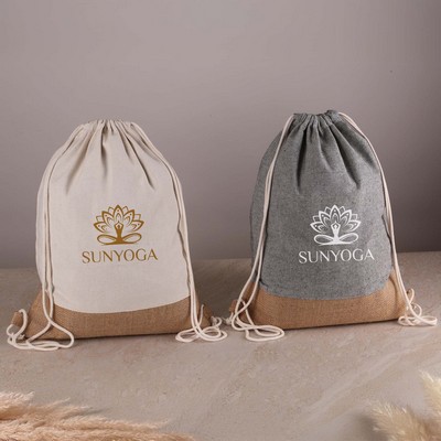 Quetico 8 oz Cotton & Jute Drawstring Bag
