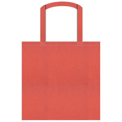 Econo Tote bag 16"X16" -Cross-stitched Handles-Cotton, Canvas -Self fabric Handles