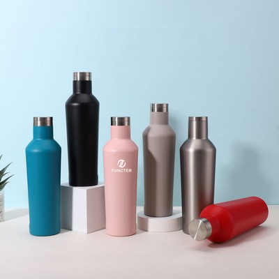 16 Oz. Car Tumbler Insulated Stainless Steel Water Bottle