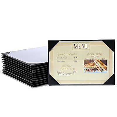 8.5x 5.5" 1 Views Menu Holder Menu Covers Menus Pad-folios Clipboard Certificate Holders