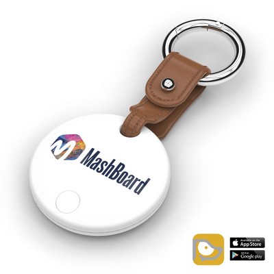Spot Pro: Bluetooth key finder with brown keychain