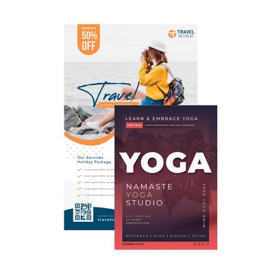 Stone Paper Flyers / Posters - 8.5" x 11"