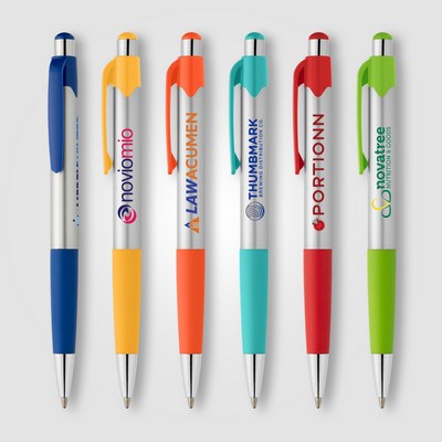 Smoothy Recycled Plastic Color Grip Pen - ColorJet
