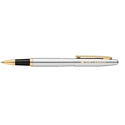 Sheaffer® VFM Polished Chrome Rollerball Pen With Gold Plated Trims