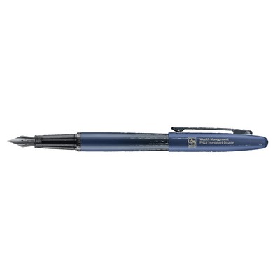 Sheaffer® VFM Matte Blue Fountain Pen with Matte Black Trim
